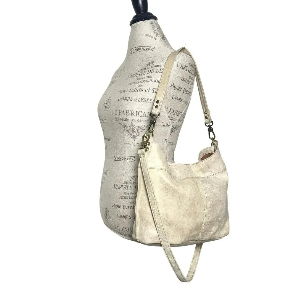 Hobo | Women | Pier Convertible Pearled Silver Leather Crossbody Shoulder Bag